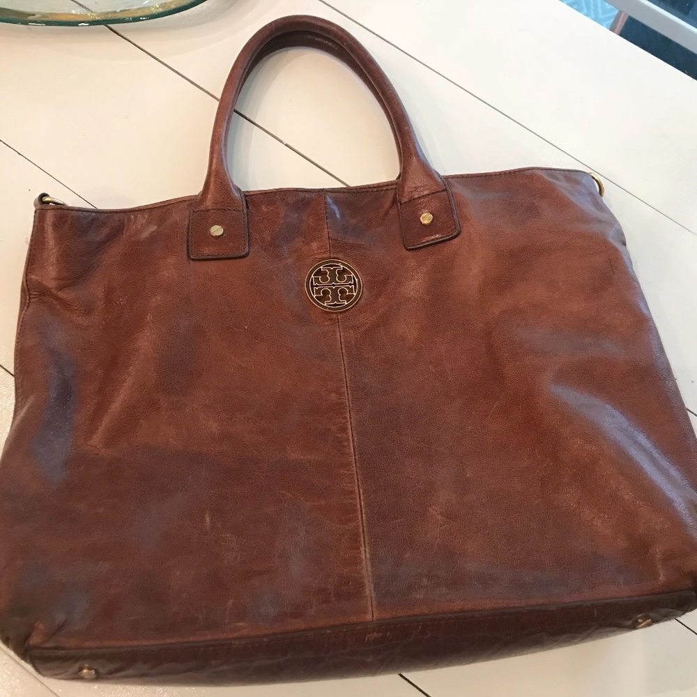 Tory Burch Brown leather handbag